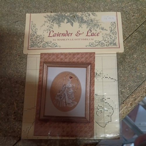 Vintage 1990 lavender and - and, lace