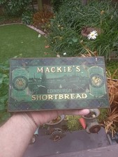 Old Pictorial Mackie's Edinburgh Shortbread Biscuit Tin