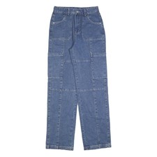 Womens Relaxed Blue Denim