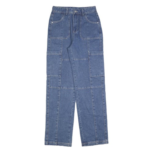 Womens relaxed blue denim - womens,