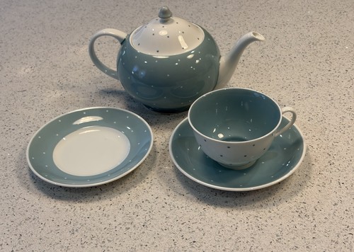 Polka dot susie cooper teapot - polka,