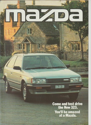 1985 mazda 323 british market - 1985,
