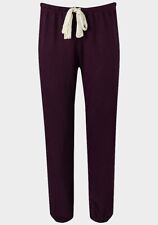 LADIES PURPLE WARM INNER FLEECE BRUSHED LINE PYJAMA BOTTOM UK SIZES 6-22 S-2XL