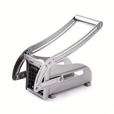 Potato Chipper Chip Chopper Cutter Slicer Maker & 2 Steel Edges ? French Fries