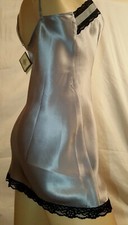 La SenZa Unic Grey Sexy Lingerie Night Wear Chemise Night Top Pyjamas  