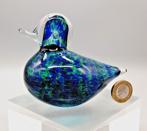 Wedgwood art glass duck - wedgwood,