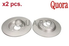 X2 PCS REAR BRAKE DISC SET