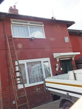 TRIPLE EXTENDING WOODEN LADDER