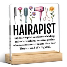 Hairstylist Gifts, Hair Salon Decor, Barbershop Desk Decor, Hair Dresser Gift...