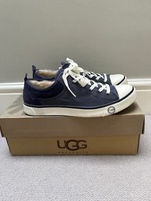 UGG Evera Blue Canvas Trainers