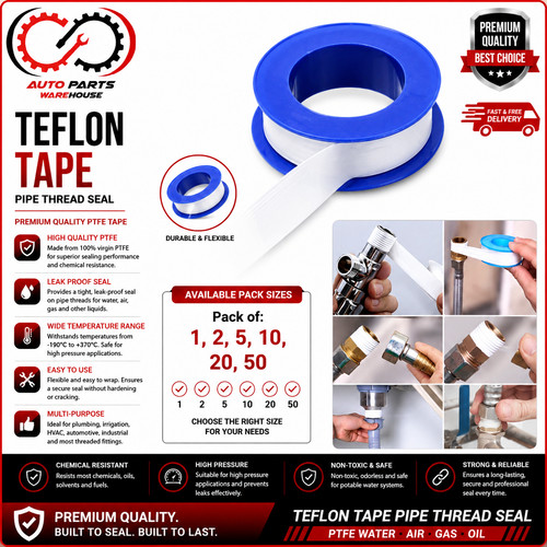 Teflon tape pipe - thread, seal
