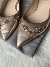 Ralph And Russo Flats Rose Gold
