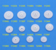 0.5 Module Plastic Gear Cogs White Transmission Spindle Motor Gears Various Size