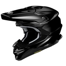 SHOEI VFX-WR 06 HELMET PLAIN BLACK ADULT MOTOCROSS OFF ROAD MX QUAD NEW MTB BMX
