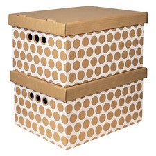 2pc Decorative Storage Boxes