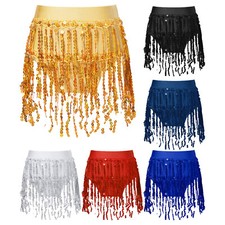 Girls Sequined Skirt Belly