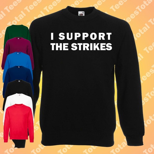 Support the strikes jumper - the,