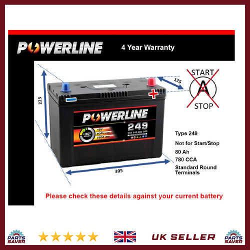 Battery fits mitsubishi - battery,