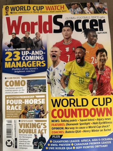 World soccer magazine april - soccer,