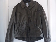 Womens Fat Face Khaki Green Jacket size 14