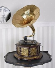 Antique HMV Gramophone Fully