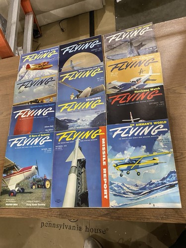 Flying magazine vintage 1955 - flying,