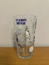 WARRINGTON WOLVES RUGBY LEAGUE PINT GLASS