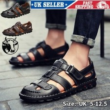 Men Casual Closed Toe Leather