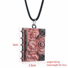 Hocus Pocus  Witches Sanderson Sister Spell Book Necklace  Gift New