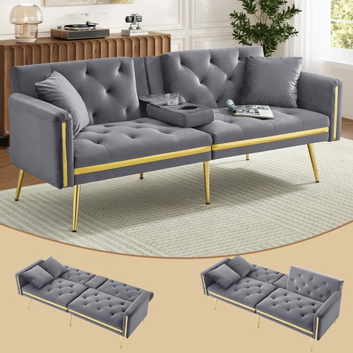 Two seater sofa bed - sofa,