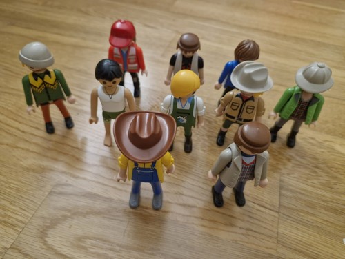 Play mobil male figures bundle - play,