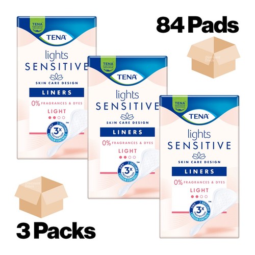 Tena lights sensitive liners - lights,