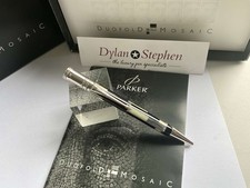 Parker Duofold Black Mosaic Ballpoint pen NEW