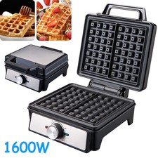 Deep 1600W Fill Waffle Maker