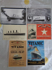 Titanic Postcards x6 - Free UK