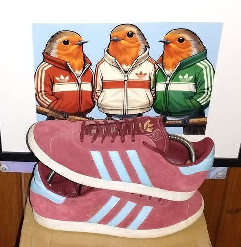 Adidas gazelle size claret - 9,
