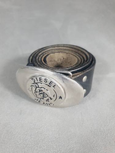 Vintage diesel leather belt - diesel,