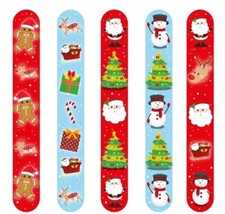 6x Slap Band Snap Bracelet