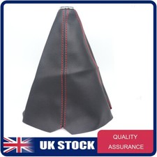 Gear Stick Gaiter Leather Red