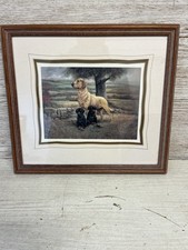 Ruane Manning Framed Art Print Proud Mother 34cm x 30cm Labradors Dog Painting