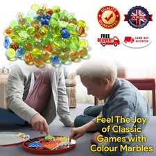 170 Assorted Glass Marbles