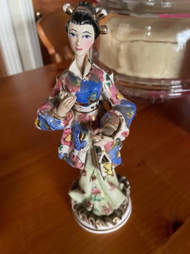Vintage 1940s hand painted - 1940s, hand-painted