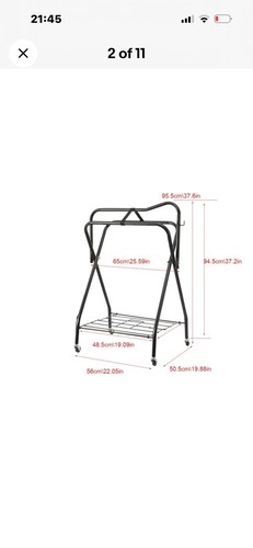 Foldable saddle stand - foldable,