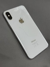 Apple iPhone X 64GB Unlocked 75% Battery Health Silver - iOS 14.6 !!