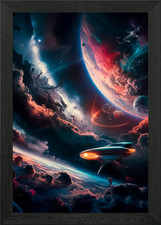 Modern ship framed wall - ship,