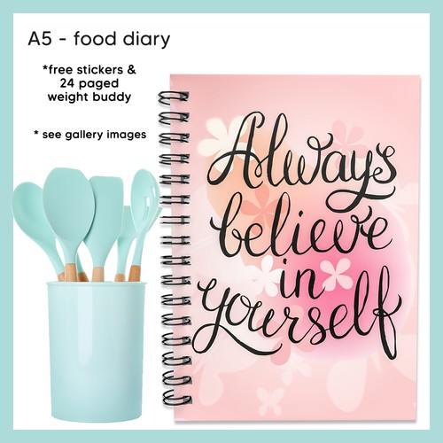 Food diary slimming diet - food,