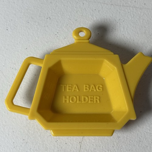 Vintage plastic tea bag - vintage,
