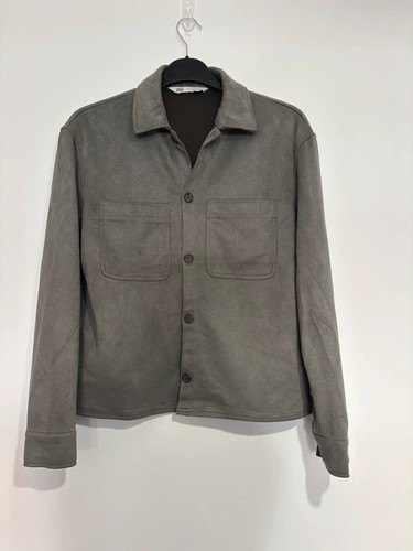 Zara suede men over shirt - zara,