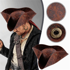 Durashape Brown Pirate Tricorn