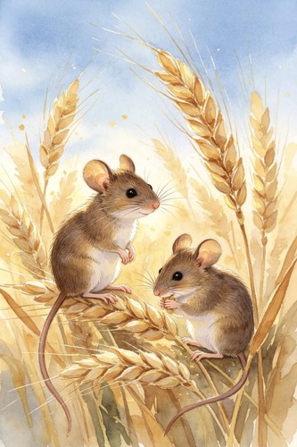 Field mice wildlife - mice,